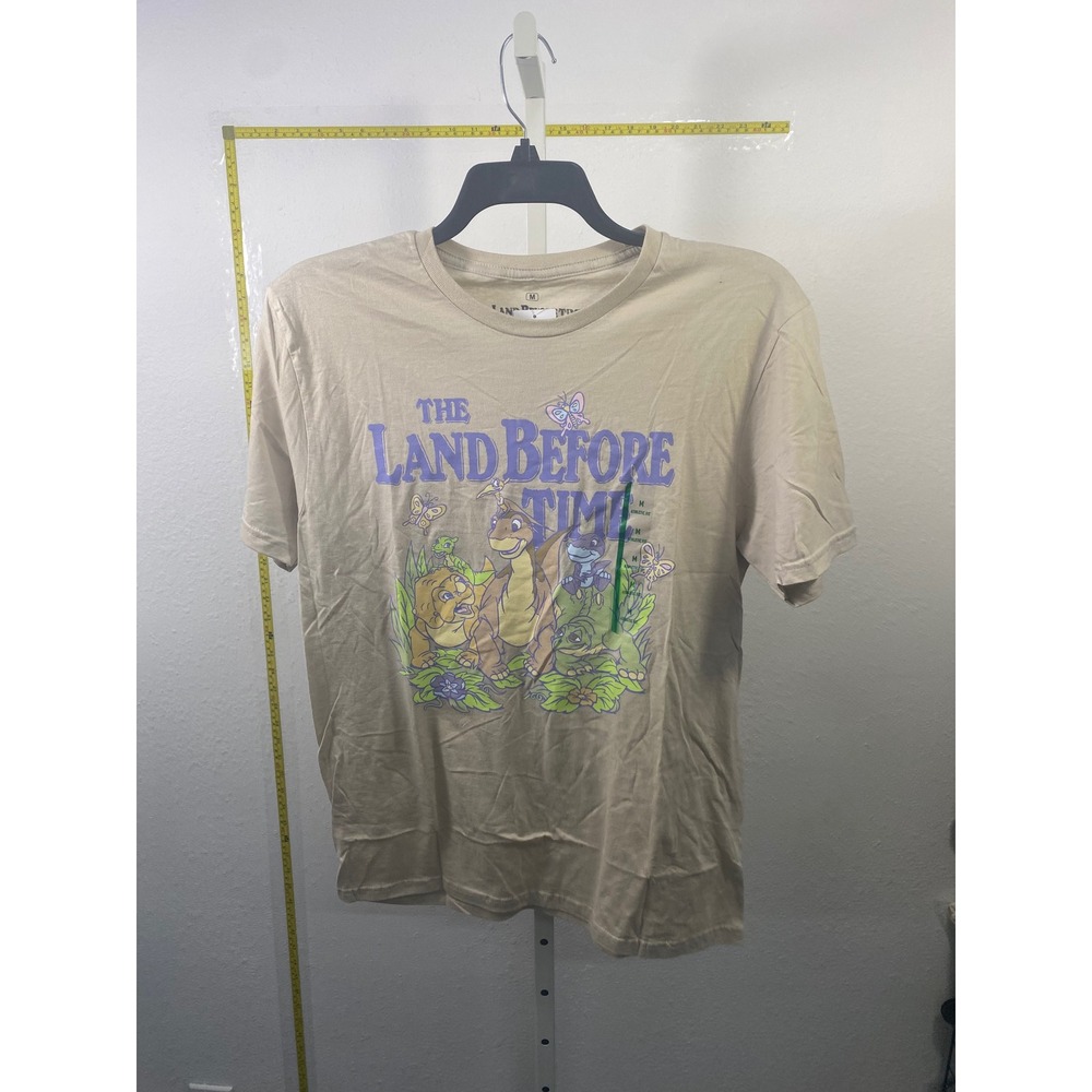 Ripple Junction Land Before Time Graphic‎ T-Shirt Mens Medium Tan Littlefoot 90s